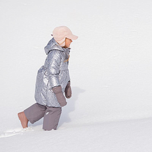 Бейсболка вельветовая с ушками Wheat "Hoffa Rose Powder", розовая акварель